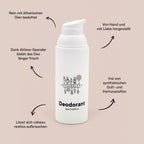 Deodorant HERB - Feygenblatt - Weißes Deodorant in hochwertiger 50g-Pumpflasche, naturkosmetik, aluminiumfrei, handgemacht, regional.